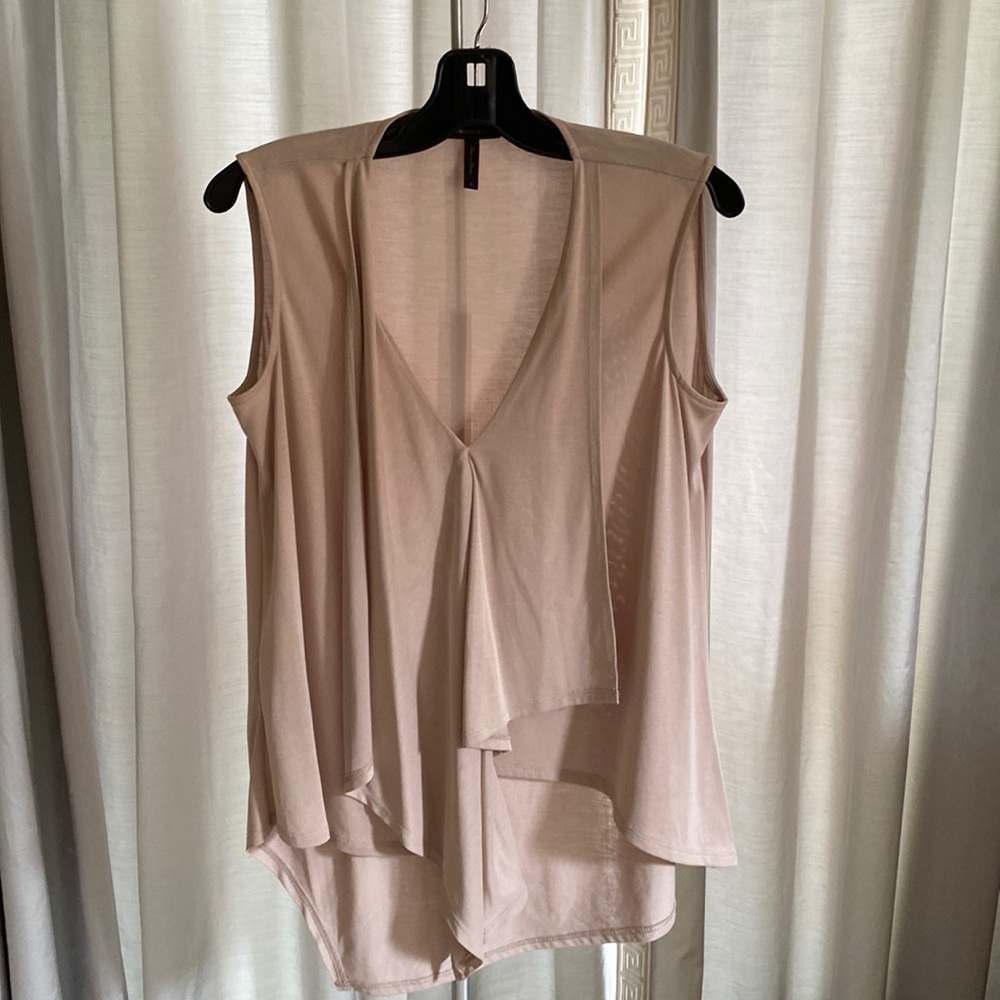 Draped flowy top